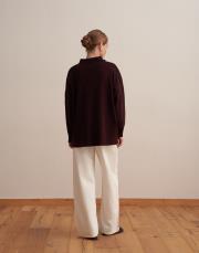 pamuk polo yaka triko kazak mürdüm 4