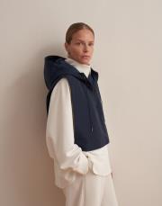 fermuarlı şişme yelek lacivert 2