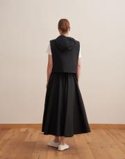 fermuarlı şişme yelek siyah 3