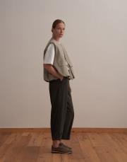 fermuar kapamalı volanlı yelek çağla yeşili 2