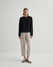 rayon karışımlı vatkalı bluz siyah 6