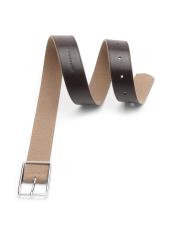 dikdörtgen tokalı süet kemer kum