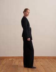 v yaka kruvaze ceket siyah 2