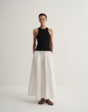 pamuklu halter yaka tişört siyah 4