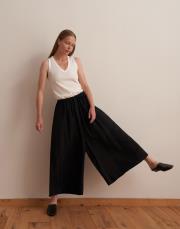 beli ayarlanabilir etek pantolon siyah 4