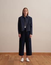 kargo cepli bol pantolon lacivert 5