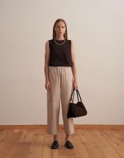 kargo cepli bol pantolon bej 5