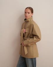 %100 koton cep detaylı parka ıhlamur 6