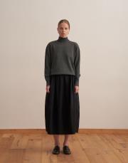 balıkçı yaka triko kazak antrasit