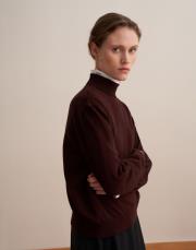 balıkçı yaka triko kazak bordo 5