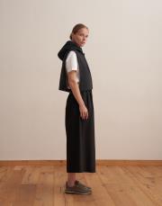 %100 pamuk bol kesim pantolon siyah 4