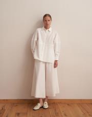 %100 pamuk bol kesim pantolon ekru 2