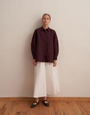 %100 pamuk bol kesim pantolon ekru 6