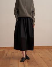 %100 pamuk balon etek siyah 5