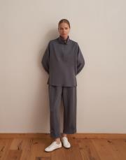 fermuarlı modal spor takım antrasit