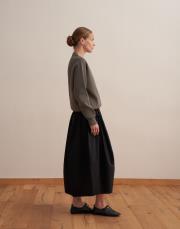 fermuarlı pamuk triko hırka kurşun  2