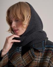 kapüşonlu triko atkı antrasit 4