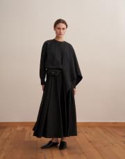 yün karışımlı triko atkı antrasit 2