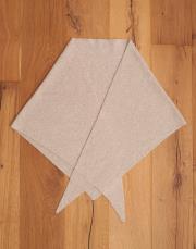 yün karışımlı triko atkı bej