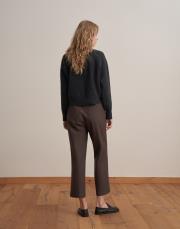 yün karışımlı triko hırka antrasit 3