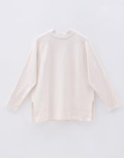 yün karışımlı balıkçı yaka triko kazak ekru 6