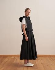 kesik detaylı teknik etek siyah 3