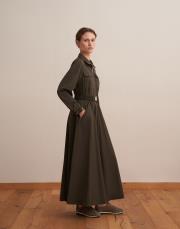 fermuarlı teknik spor elbise haki 3