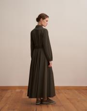 fermuarlı teknik spor elbise haki 4