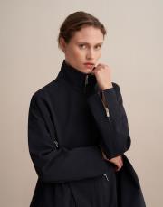 kemer detaylı teknik ceket lacivert 5