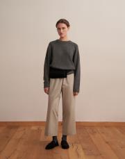 %100 koton straight pantolon çağla yeşili