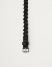 el örgüsü deri kemer siyah