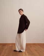 fermuarlı sweatshirt kahverengi 2