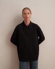 fermuarlı sweatshirt siyah 4