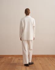 fermuarlı sweatshirt ekru 3