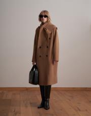 el yapımı yün palto deve tüyü