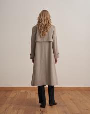 vatkalı yün palto bej 4
