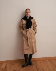 klasik koton trençkot camel 6