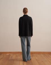 polo yaka sweatshirt siyah 3